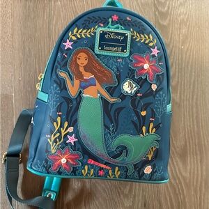 Loungefly Little Mermaid Backpack - Blue and Green
